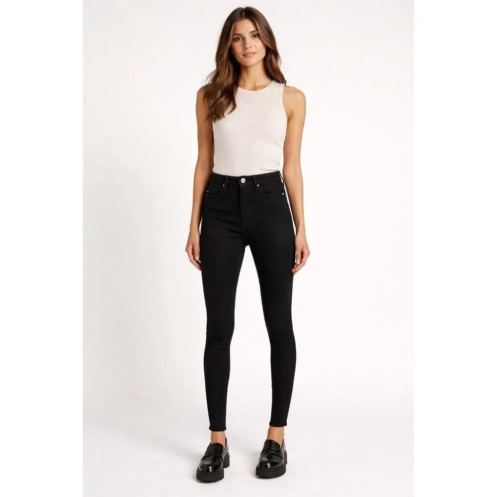 G Star Raw Shape Skinny Black High Rise Stretch Jeans Sz W28 L30 NWOT